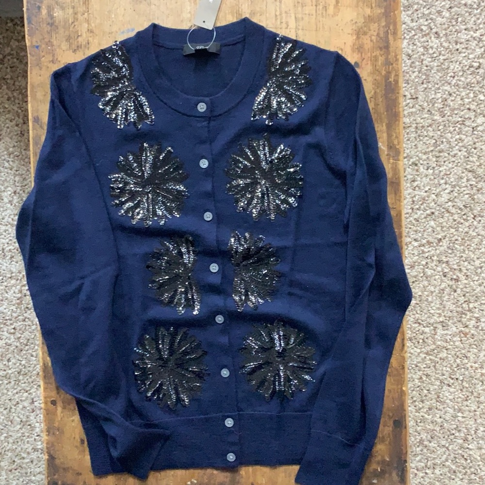 Jcrew Jackie cardigan wool size medium nwt